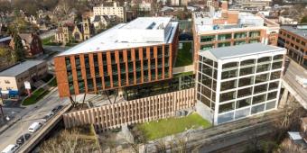 aerial view of the assembly